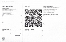 QR Code E-Banking Spende